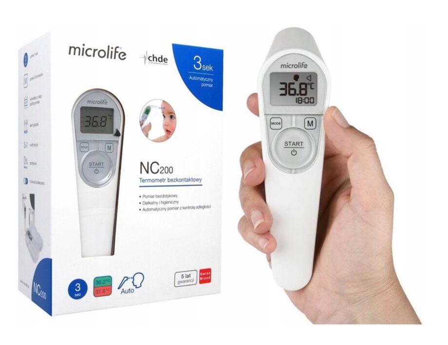 MICROLIFE Termometr Bezdotykowy NC200 ETUI BATERIE
