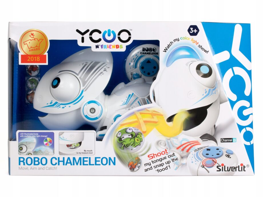 SILVERLIT ROBO KAMELEON STEROWANY PILOTEM ZMIANA KOLORU 3+