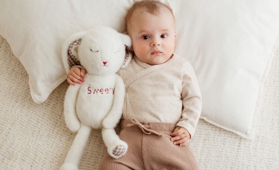 BALIBAZOO MASKOTKA KRÓLICZEK SWEETY BIAŁY MIĘKKI 0M+