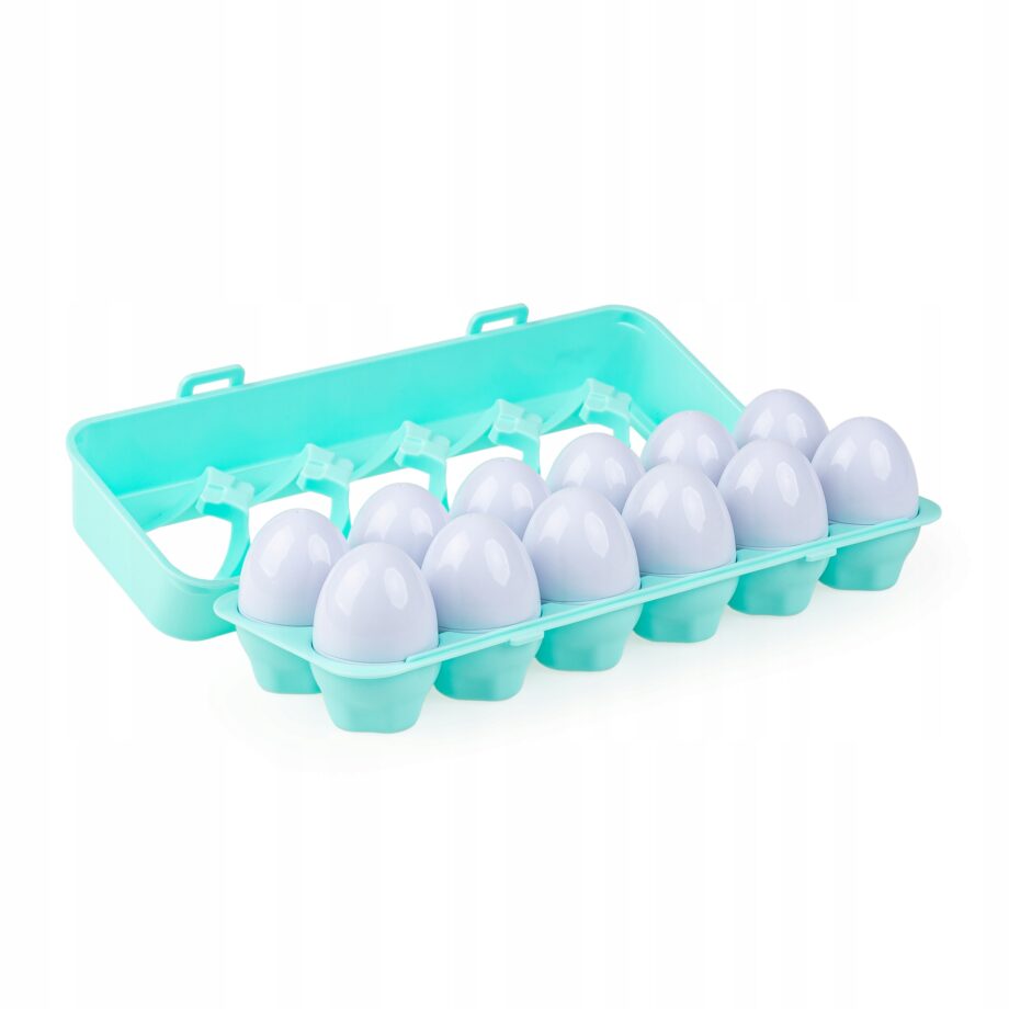 TULIFUN ZABAWKA SENSORYCZNA JAJKA ZABAWA KSZTAŁTAMI SORTER KSZTAŁTÓW 12M+