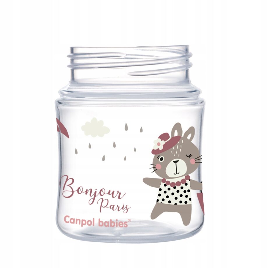 CANPOL Butelka szeroka antyk. 120ml BONJOUR PARIS