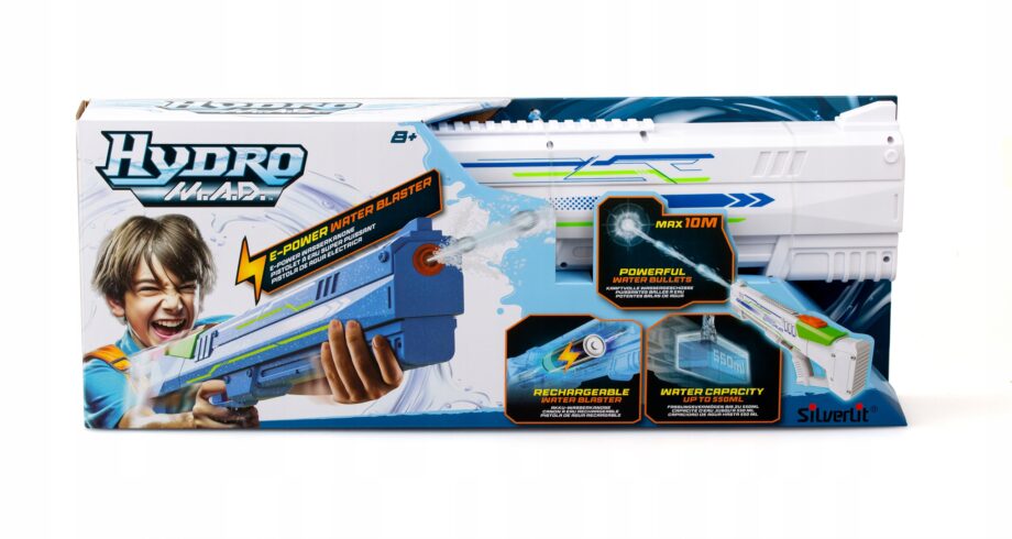 SILVERLIT PISTOLET WYRZUTNIA WODY NA AKUMULATOR 8L+ BIAŁY