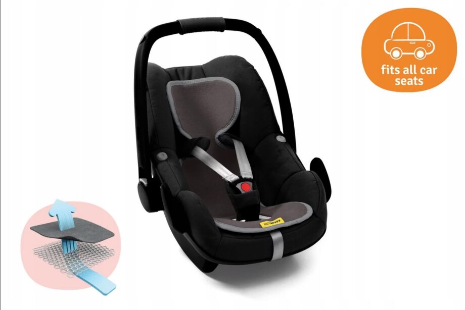 AEROMOOV MATA WKŁADKA ANTYPOTOWA DO FOTELIKA 0-13KG GR.0 ANTRACYT