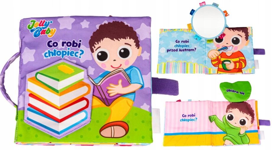 JOLLY BABY KSIĄŻECZKA CO ROBI CHŁOPIEC?