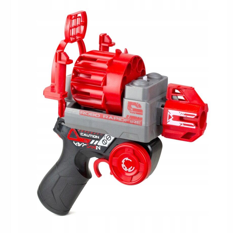 SILVERLIT ROBO RAPIDFIRE STRZELANIE Z PILOTA MIOTACZ POCISKÓW DŹWIĘK 5+