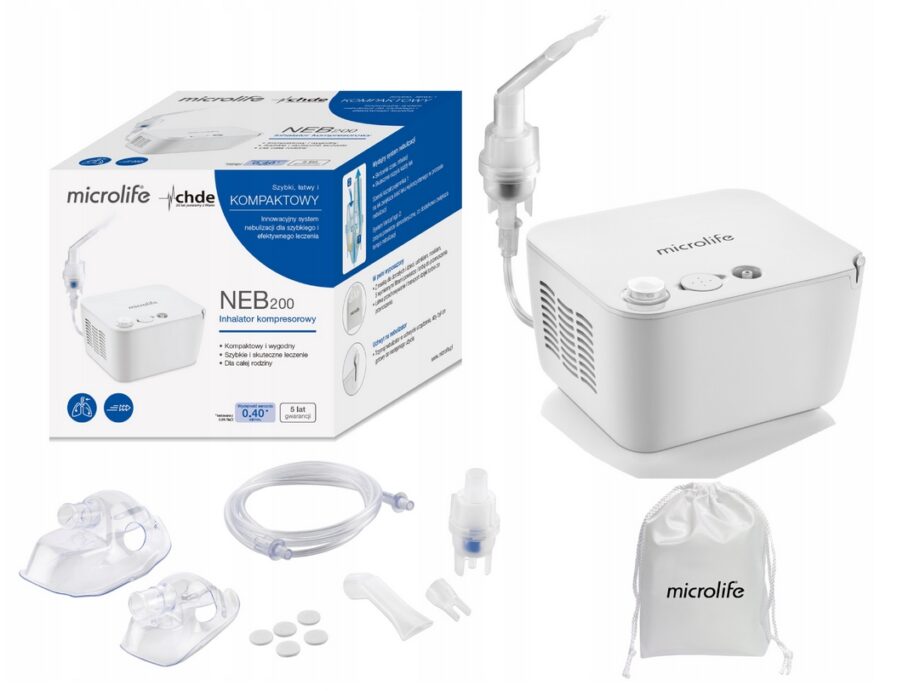 MICROLIFE INHALATOR KOMPRESOWY KOMPAKTOWY NEB200 ETUI