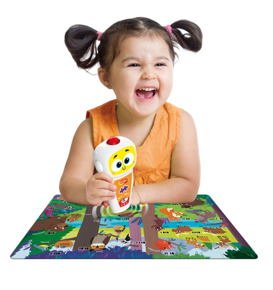 DUMEL PUZZLE ROBOT ROBBY FARMA I LAS PIOSENKI DŹWIĘKI ZWROTY GRY