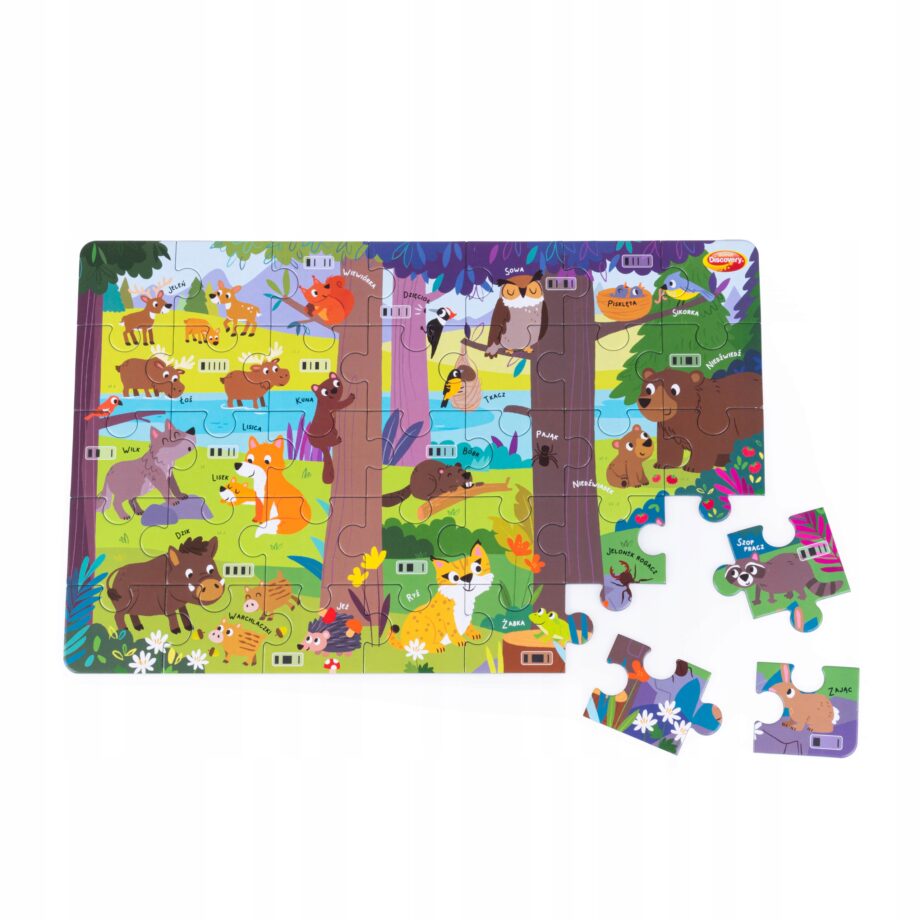 DUMEL PUZZLE ROBOT ROBBY FARMA I LAS PIOSENKI DŹWIĘKI ZWROTY GRY