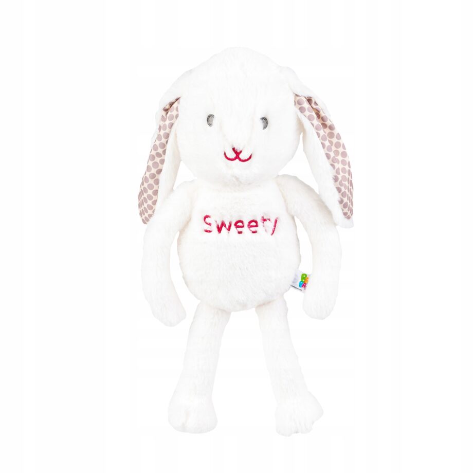 BALIBAZOO MASKOTKA KRÓLICZEK SWEETY BIAŁY MIĘKKI 0M+