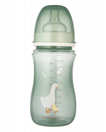 CANPOL BUTELKA ANTYKOLKOWA EASYSTART GOOSE 240ML 3M+