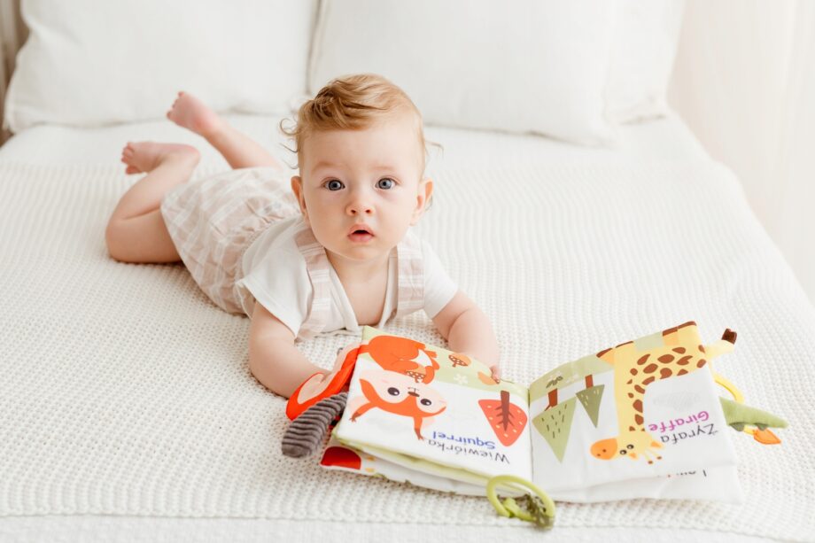 JOLLY BABY KSIĄŻECZKA SENSORYCZNA MIESZKAŃCY DZIKIEJ NATURY MATERIAŁOWA 0M+