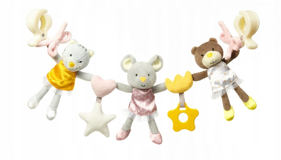 BABYONO ZAWIESZKA ŁAŃCUCH DO WÓZKA FOTELIKA BALLERINAS