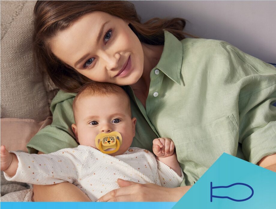 CANPOL SMOCZEK SILIKONOWY SYMETRYCZNY 0-6M BABIESBOO 2 SZT POMARAŃCZ