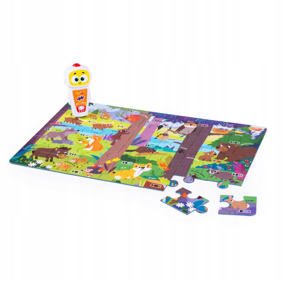 DUMEL PUZZLE ROBOT ROBBY FARMA I LAS PIOSENKI DŹWIĘKI ZWROTY GRY
