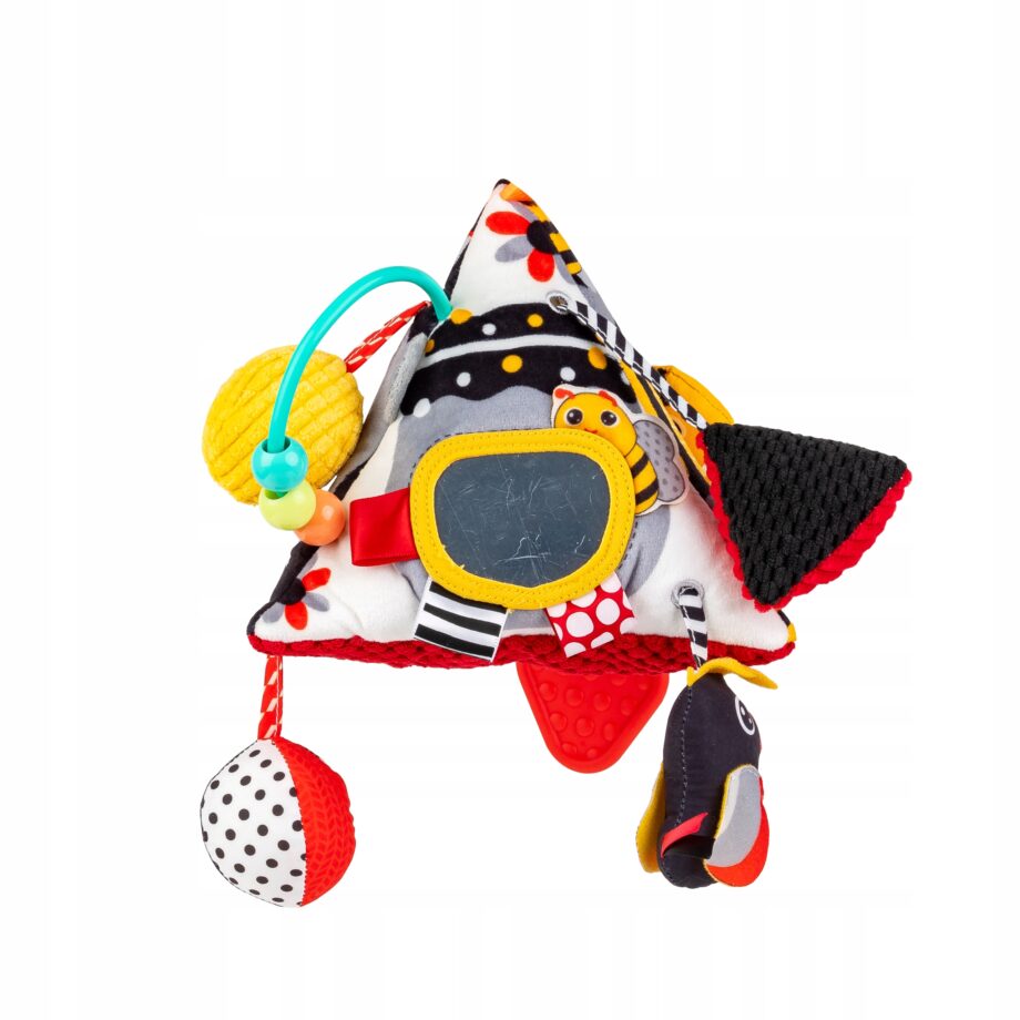 BALIBAZOO ZABAWKA SENSORYCZNA PIRAMIDKA MIŚ POLARNY DELUXE 0M+