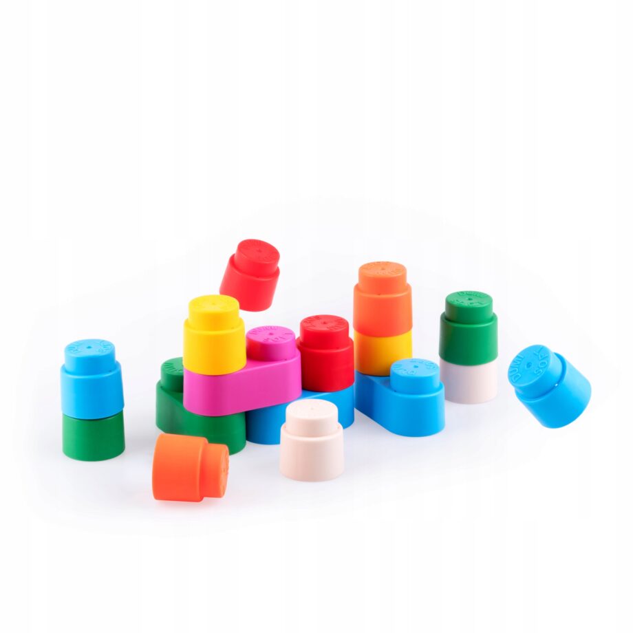 DUMEL DUMI BLOCKS SUPER MIĘKKIE KLOCKI 16 SZT 6M+