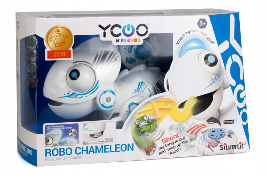 SILVERLIT ROBO KAMELEON STEROWANY PILOTEM ZMIANA KOLORU 3+