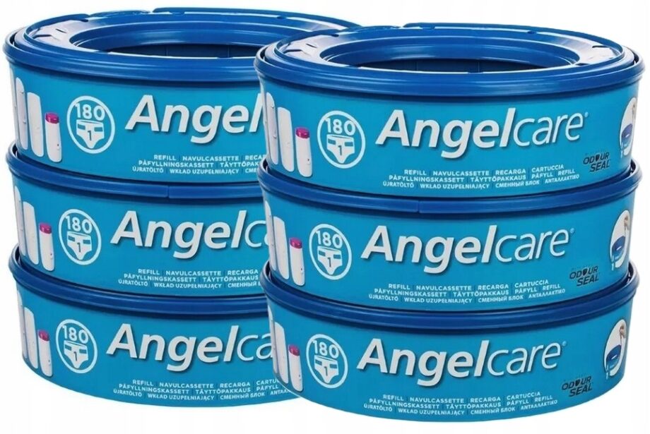 ANGELCARE WKŁAD DO POJEMNIKA NA PIELUCHY ZESTAW 6 SZTUK