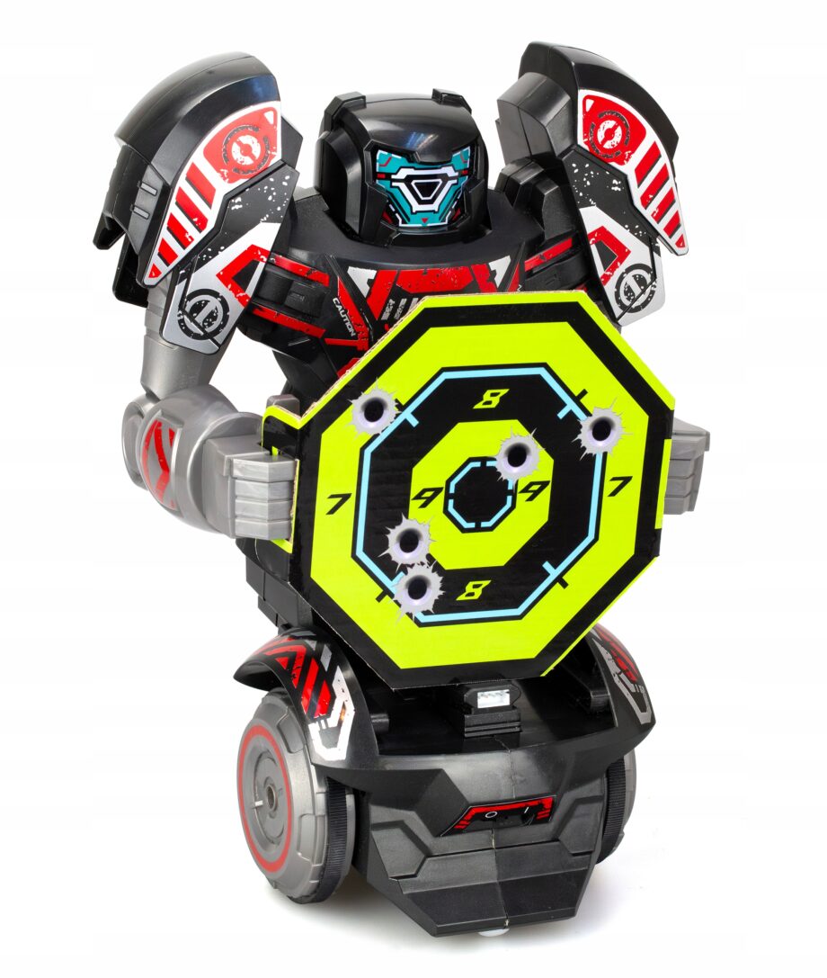 SILVERLIT ROBO RAPIDFIRE STRZELANIE Z PILOTA MIOTACZ POCISKÓW DŹWIĘK 5+