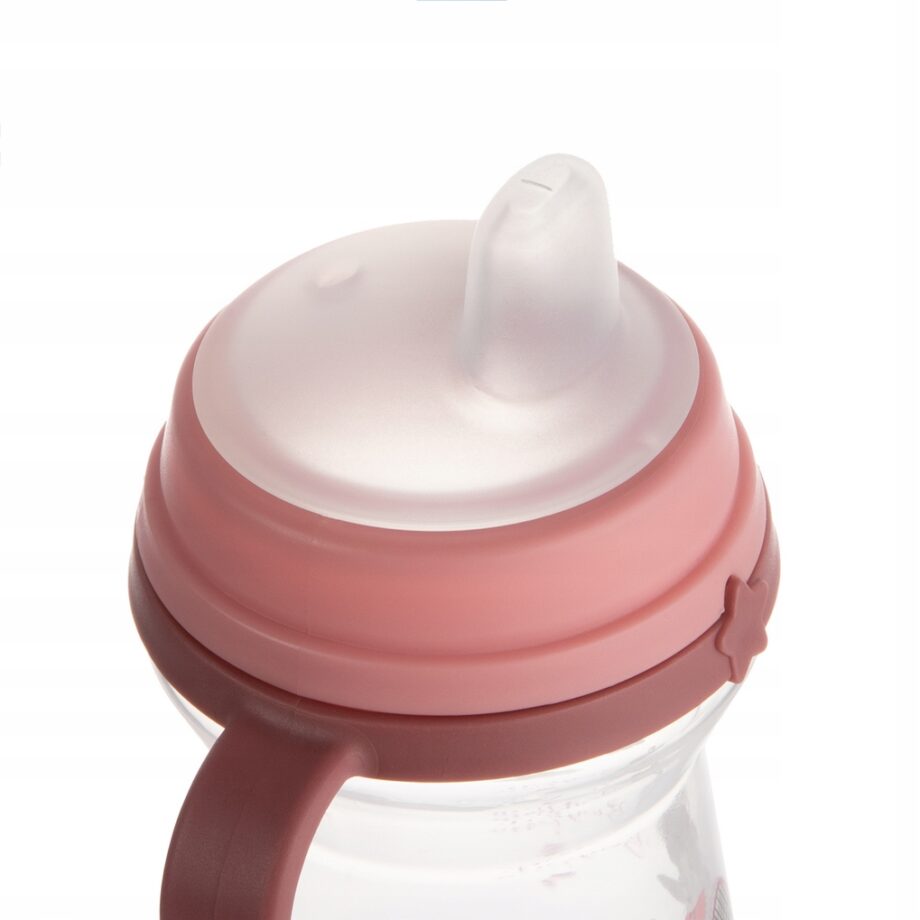 CANPOL KUBEK NIEKAPEK USTNIK SILIKON 150ML 6M+ RÓŻ