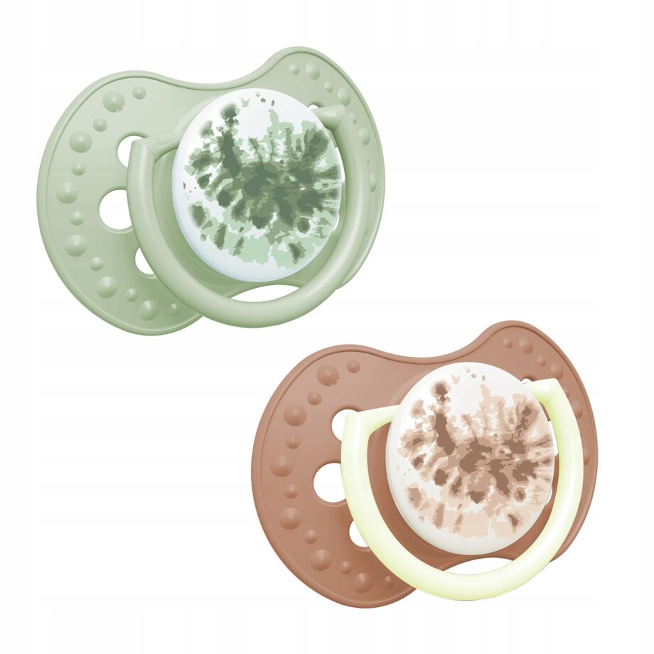 LOVI SMOCZEK USPOKAJAJĄCY DYNAMICZNY TIE DYE 3-6M GREEN 2 SZTUKI