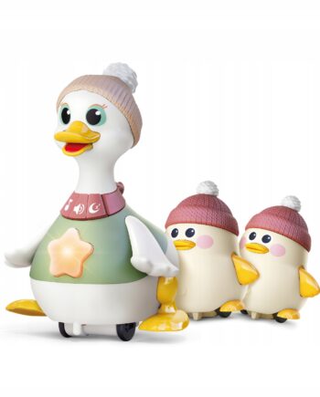 DUMEL ZABAWKA KACZKA MONIKA Z MALUCHAMI MELODIE KOŁYSANKI 6M+