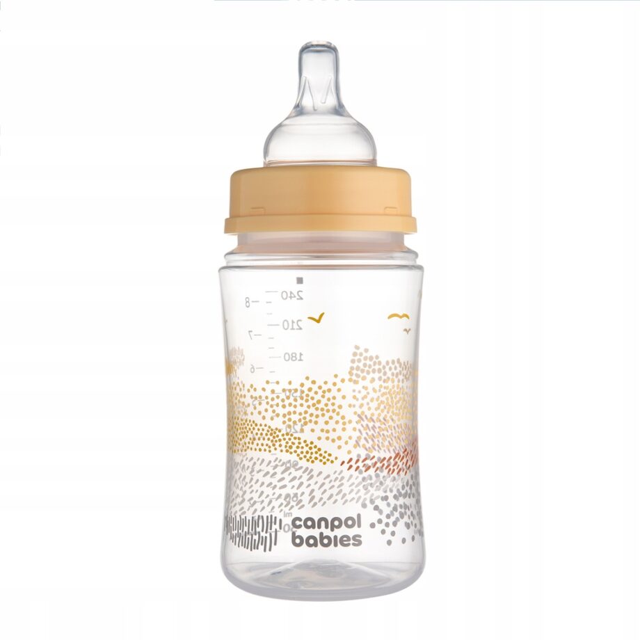 CANPOL BUTELKA ANTYKOLKOWA EASYSTART MOUNTAINS 240ml 3m+