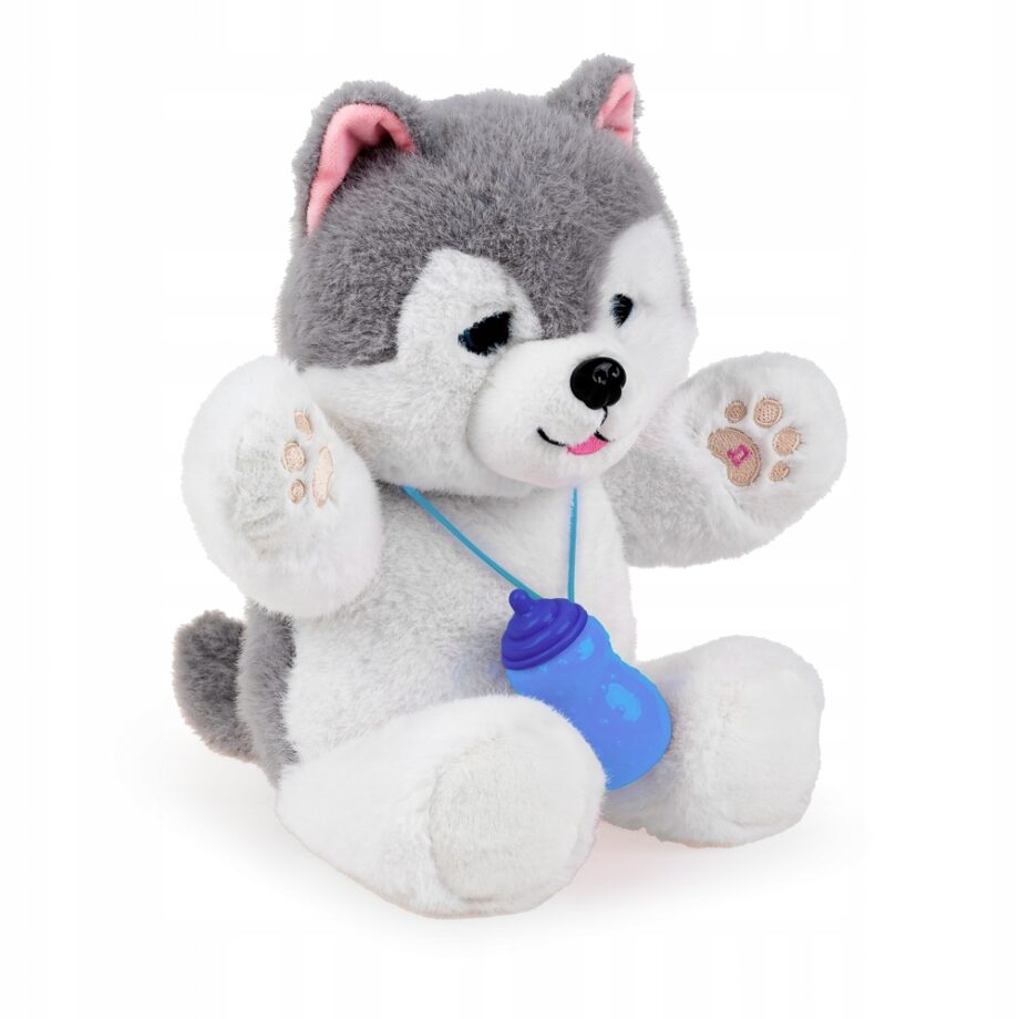 DUMEL PIESEK HUSKY KOŁYSANKI NAGRYWA DŹWIĘKI CZUJNIK DOTYKU 18M+