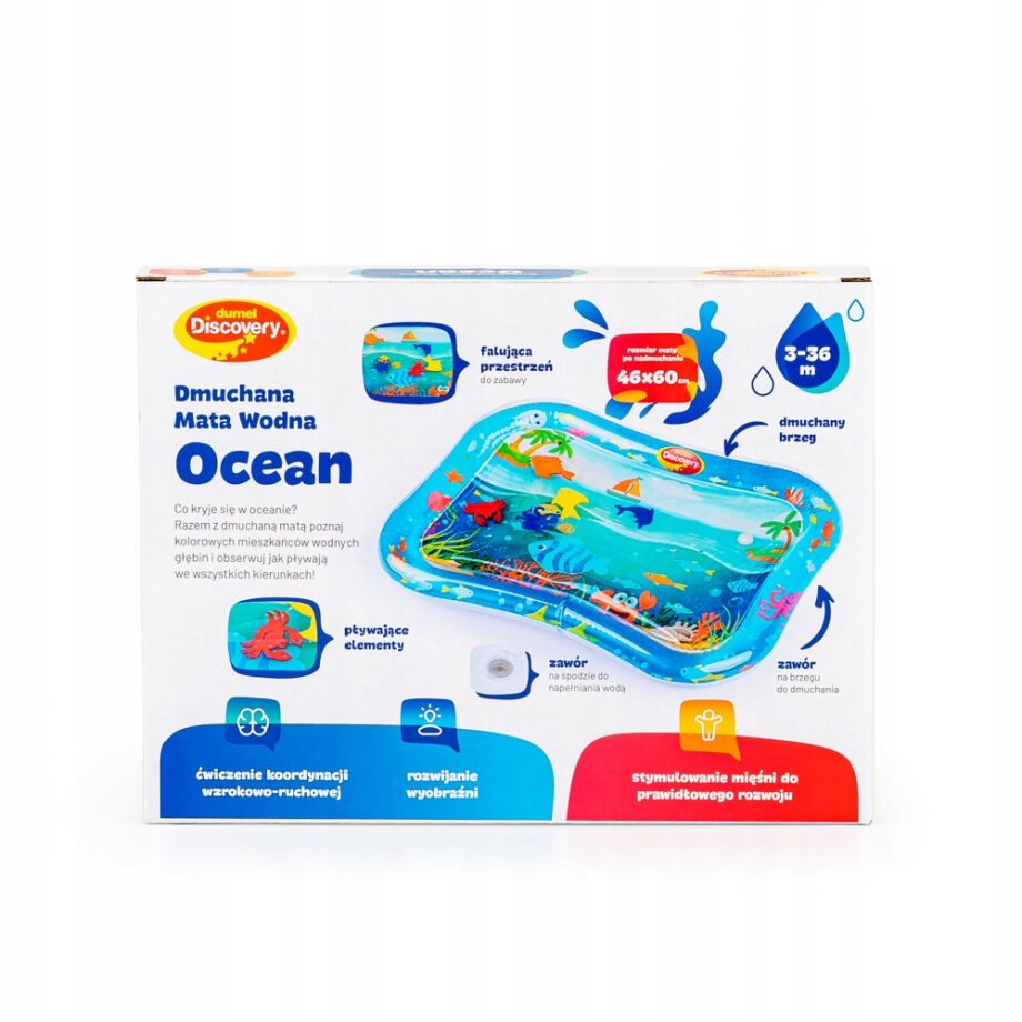 DUMEL DMUCHANA MATA WODNA OCEAN DUŻA MAŁA 46 × 60cm