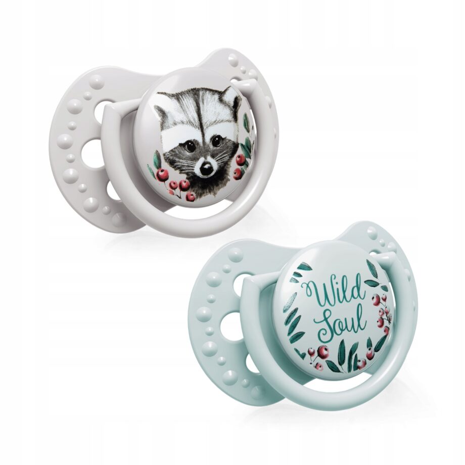 LOVI Smoczek dynamiczny 0-2m 2 szt Wild Soul Boy