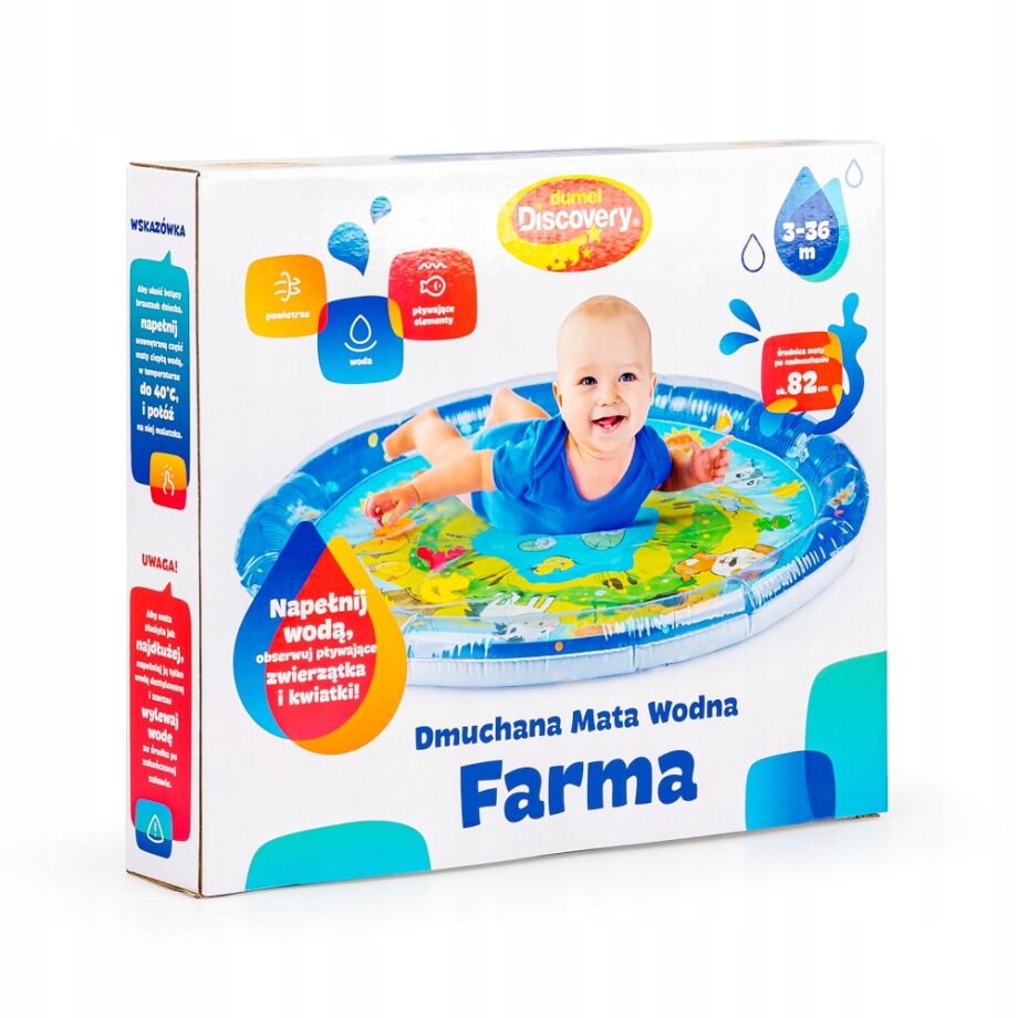 DUMEL DMUCHANA MATA WODNA FARMA DUŻA 82CM 3-36M