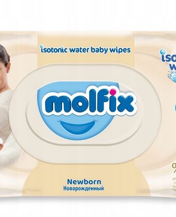 CHUSTECZKI NAWILŻANE MOLFIX ISOTONIC DLA DZIECI I NIEMOWLĄT WODA 50SZT