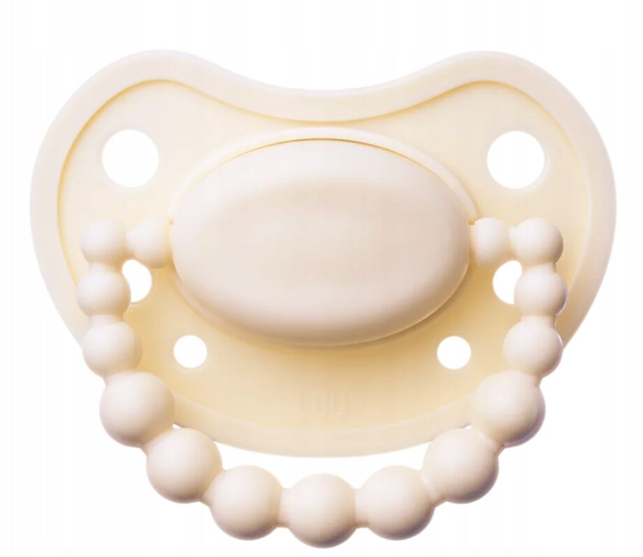LUU KIDS SMOCZEK SILIKONOWY POZYCJONUJACY 0-3 AMERICAN CREAM