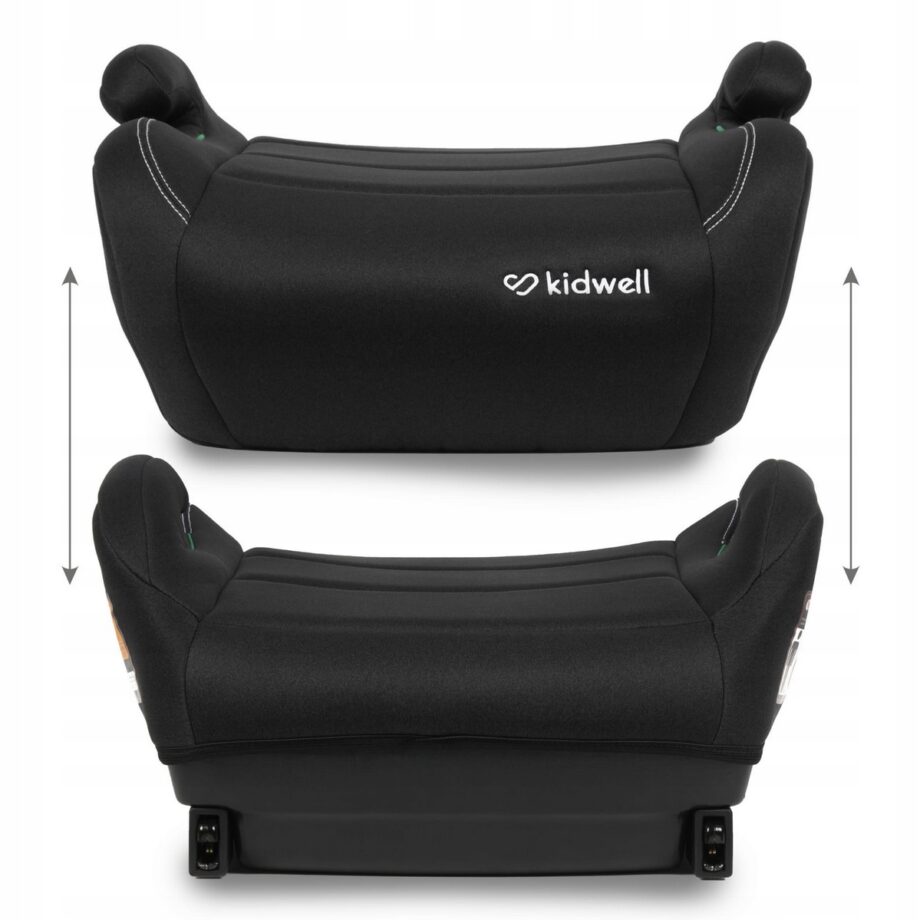 KIDWELL PODKŁADKA SAMOCHODOWA PODDUPNIK OVAN BLACK OD 125CM DO 150CM ISOFIX