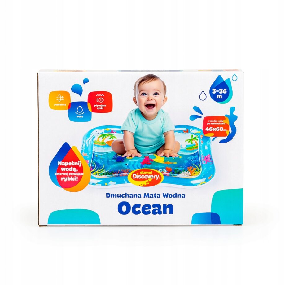DUMEL DMUCHANA MATA WODNA OCEAN DUŻA MAŁA 46 × 60cm