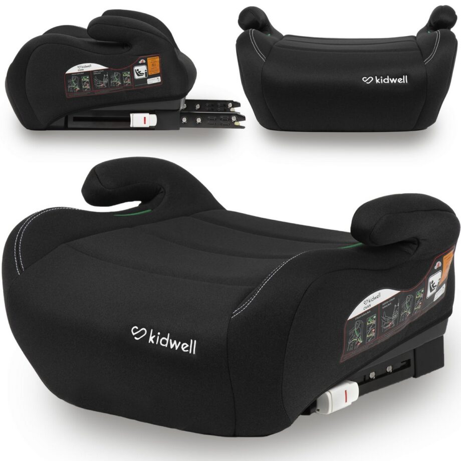 KIDWELL PODKŁADKA SAMOCHODOWA PODDUPNIK OVAN BLACK OD 125CM DO 150CM ISOFIX