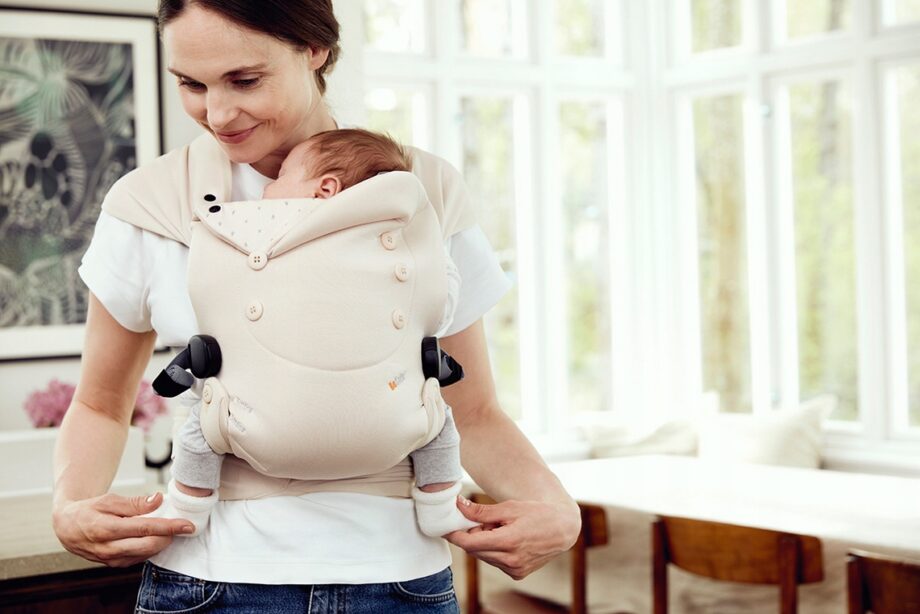 BESAFE NOSIDEŁKO NOSIDŁO ERGONOMICZNE NEWBORN HAVEN 3-11KG PIASKOWY