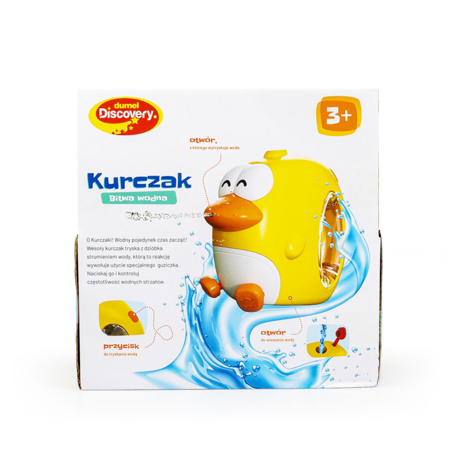 DUMEL ZABAWKA NA WODĘ KURCZAK BITWA WODNA STRZELA WODĄ