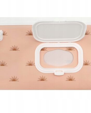 BOCIOLAND ETUI NA CHUSTECZKI NAWILŻANE SZCZELNE ZAMKNIĘCIE RÓŻ