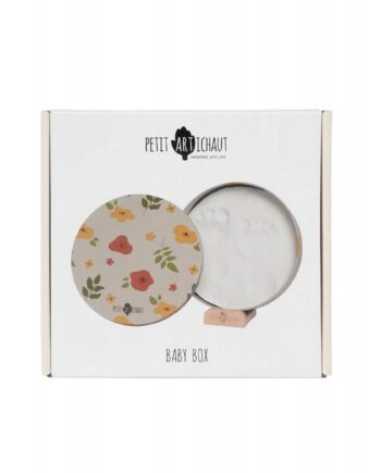 PETIT ARTICHAUT PUDEŁKO OKRĄGŁE NA ODCISK RĄCZKI NÓŻKI ŁĄKA