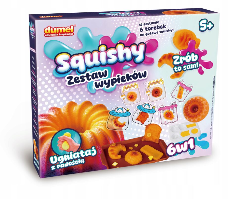 DUMEL ART SQUISHY KREATYWNY ZESTAW WYPIEKÓW PIEKARNIA ZRÓB TO SAM