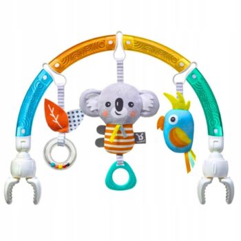 BENBAT ŁUK SENSORYCZNY Z ZABAWKAMI DO WÓZKA FOTELIKA KOALA ŚWIATŁA