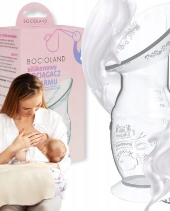 BOCIOLAND KOLEKTOR SILIKONOWY DO MLEKA ODCIĄGACZ POKARMU