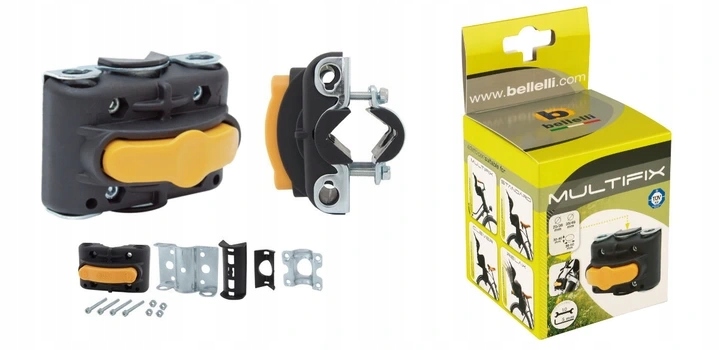 BELLELLI FOTELIK ROWEROWY PEPE STANDARD MOCOWANY DO RAMY CZARNY