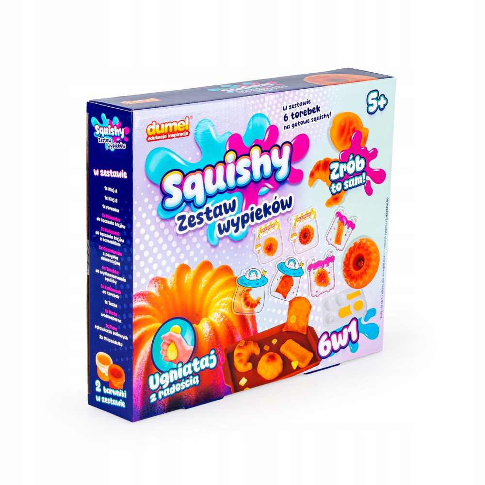 DUMEL ART SQUISHY KREATYWNY ZESTAW WYPIEKÓW PIEKARNIA ZRÓB TO SAM