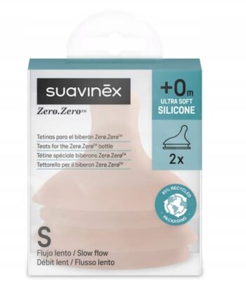 SUAVINEX SMOCZEK ZERO ZERO WOLNY PRZEPŁYW 2X 0M+ KOLOR MEDIUM