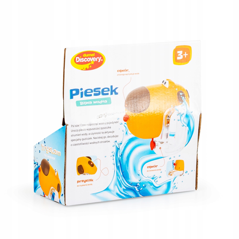 DUMEL ZABAWKA NA WODĘ PIESEK BITWA WODNA STRZELA WODĄ