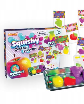 DUMEL ART SQUISHY KREATYWNY ZESTAW OWOCÓW ZRÓB TO SAM