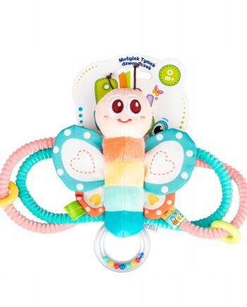 BALIBAZOO GRZECHOTKA MOTYL TYMEK DZWONECZEK ZRÓŹNICOWANE MATERIAŁY 0M+