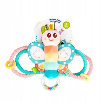 BALIBAZOO GRZECHOTKA MOTYL TYMEK DZWONECZEK ZRÓŹNICOWANE MATERIAŁY 0M+